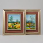 1028 9364 GLASS PAINTINGS